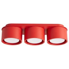 Sollux Lighting Modo SL2480 lampa podsufitowa 3x10 W czerwona