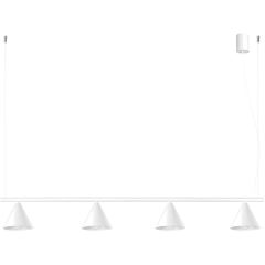 Sollux Lighting Nox SL2551 lampa wisząca 4x10 W biała