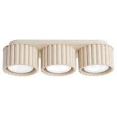 Sollux Lighting Aura SL2630 lampa podsufitowa 3x10 W beżowa