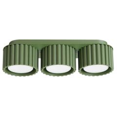 Sollux Lighting Aura SL2631 lampa podsufitowa 3x10 W zielona