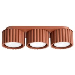 Sollux Lighting Aura SL2632 lampa podsufitowa 3x10 W czerwona