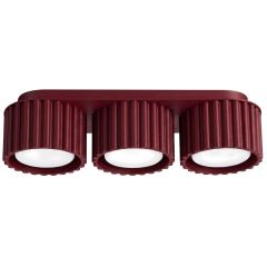 Sollux Lighting Aura SL2636 lampa podsufitowa 3x10 W burgund