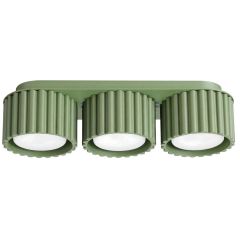 Sollux Lighting Aura SL2639 lampa podsufitowa 3x10 W zielona