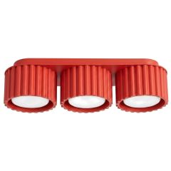 Sollux Lighting Aura SL2641 lampa podsufitowa 3x10 W czerwona