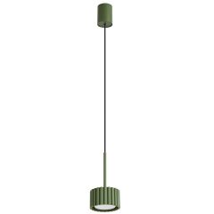 Sollux Lighting Aura SL2679 lampa wisząca 1x10 W zielona