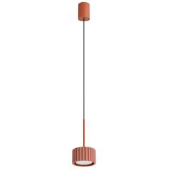 Sollux Lighting Aura SL2680 lampa wisząca 1x10 W czerwona