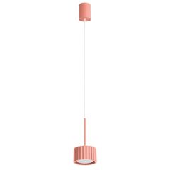 Sollux Lighting Aura SL2685 lampa wisząca 1x10 W różowa