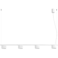 Sollux Lighting Aura SL2695 lampa wisząca 4x10 W biała