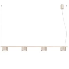 Sollux Lighting Aura SL2697 lampa wisząca 4x10 W beżowa