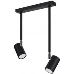 Sollux Lighting Norano SL1075 lampa podsufitowa 2x12 W czarna