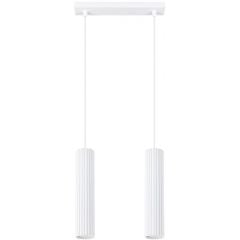 Sollux Lighting Karbon SL1536 lampa wisząca 2x10 W biała