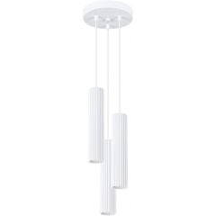 Sollux Lighting Karbon SL1538 lampa wisząca 3x10 W biała