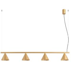 Sollux Lighting Nox SL2553 lampa wisząca 4x10 W złota