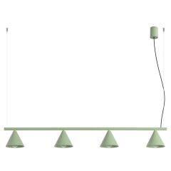 Sollux Lighting Nox SL2561 lampa wisząca 4x10 W zielona