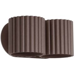 Sollux Lighting Aura SL2610 kinkiet 2x8 W brązowy