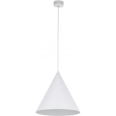 TK Lighting Cono 10009 lampa wisząca 1x15 W biała