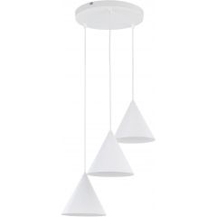 TK Lighting Cono 10012 lampa wisząca 1x15 W biała