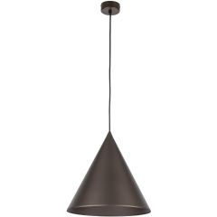 TK Lighting Cono 10037 lampa wisząca 1x15 W brązowa