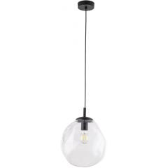 TK Lighting Sol 10082 lampa wisząca 1x15 W czarna-przezroczysta