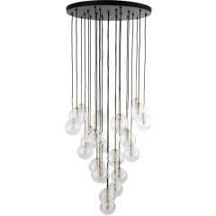 TK Lighting Nilos 10099 lampa wisząca powyżej 6x W czarna-złota