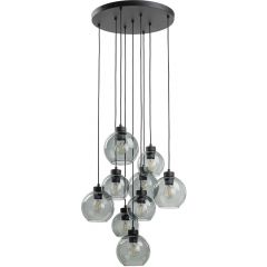 TK Lighting Cubus 10208 lampa wisząca powyżej 6x15 W czarna