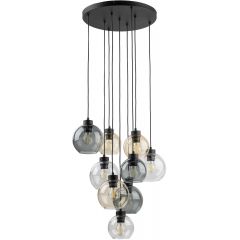 TK Lighting Cubus 10247 lampa wisząca powyżej 6x15 W bursztynowa