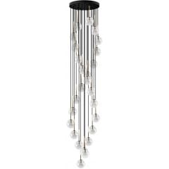 TK Lighting Aurora 10258 lampa wisząca powyżej 6x6 W czarna