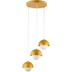 TK Lighting Bono 10266 lampa wisząca 3x8 W żółta