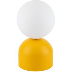 TK Lighting Miki 16040 lampka nocna dziecięca 1x8 W biała-żółta