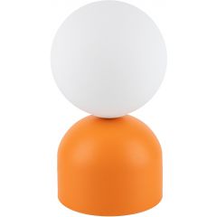 TK Lighting Miki 16041 lampka nocna dziecięca 1x8 W biała-pomarańczowa