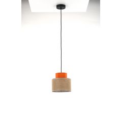 TK Lighting Duo 3255 lampa wisząca 1x15 W czarna