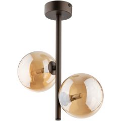 TK Lighting Esme 4528 lampa podsufitowa 2x6 W brązowa