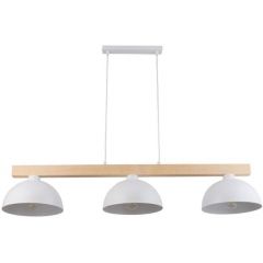 TK Lighting Oslo 4712 lampa wisząca 3x15 W drewno