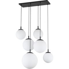 TK Lighting Esme 4793 lampa wisząca 6x15 W biała