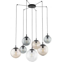 TK Lighting Esme 4863 lampa wisząca powyżej 6x15 W czarna