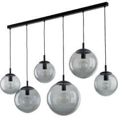 TK Lighting Esme 5383 lampa wisząca 6x15 W grafitowa