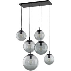 TK Lighting Esme 5384 lampa wisząca 6x15 W grafitowa