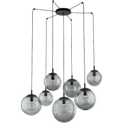 TK Lighting Esme 5385 lampa wisząca powyżej 6x15 W grafitowa