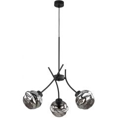 TK Lighting Zulia 5748 lampa wisząca 3x15 W czarna