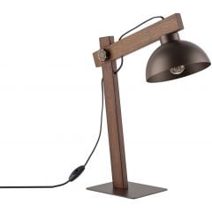 TK Lighting Oslo 5788 lampa biurkowa 1x15 W drewno-brązowa