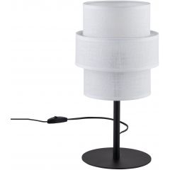 TK Lighting Calisto 5893 lampa stołowa 1x15 W biała