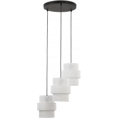 TK Lighting Calisto 6018 lampa wisząca 3x15 W biała