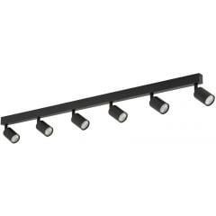 TK Lighting Top 6178 lampa podsufitowa 6x10 W czarna