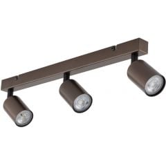 TK Lighting Top 6181 lampa podsufitowa 3x10 W brązowa