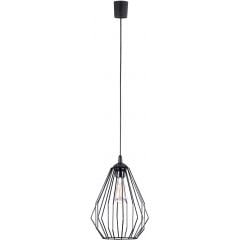 TK Lighting Brylant 6763 lampa wisząca 1x15 W czarna