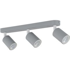 TK Lighting Livia 10242 lampa podsufitowa 3x10 W szara