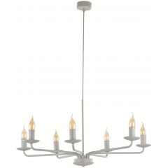 TK Lighting Limal 10254 lampa wisząca powyżej 6x10 W beżowa