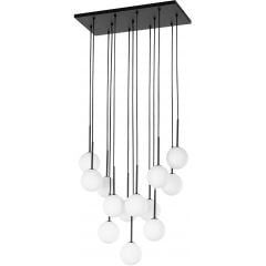 TK Lighting Martin 10079 lampa wisząca powyżej 6x6 W biała-czarna