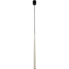 TK Lighting Piano 10116 lampa wisząca 1x8 W czarna-złota