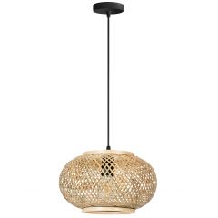 TooLight Boho OSW01410 lampa wisząca 1x60 W drewno